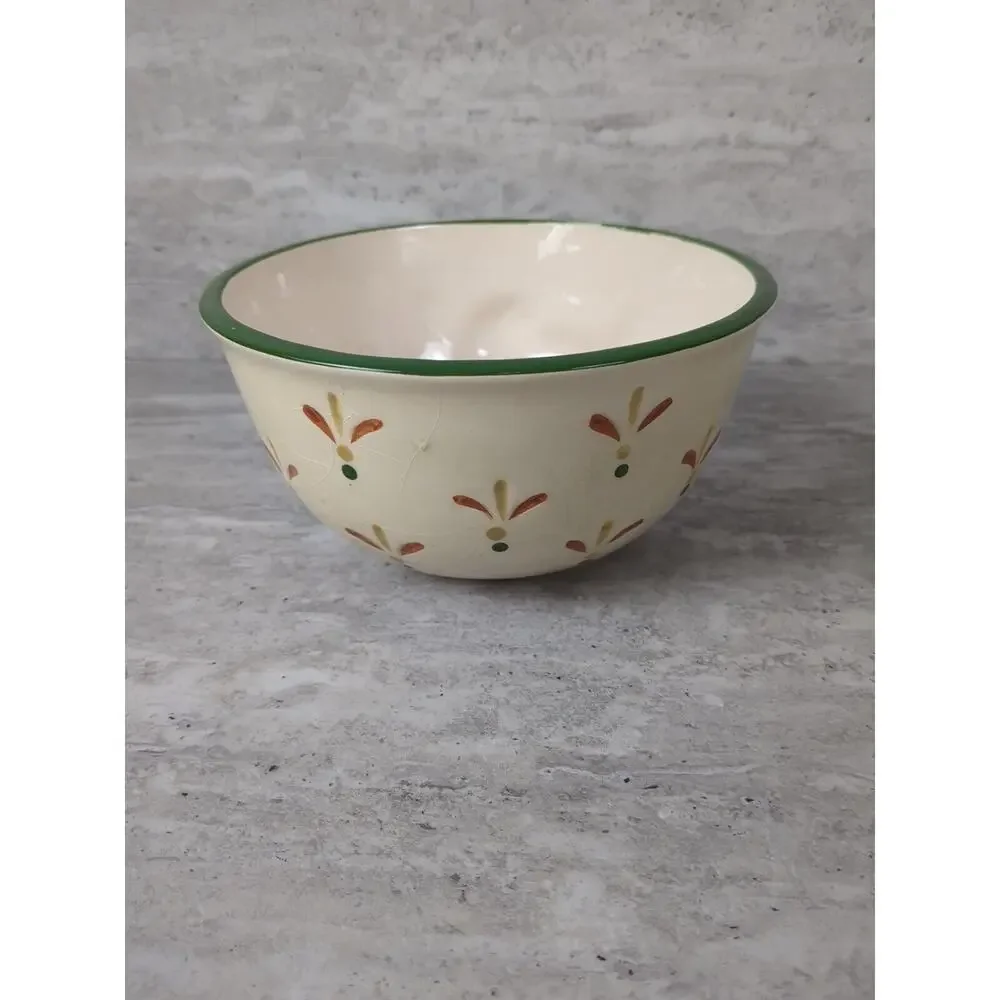 Nesting‎ Mixing Bowls Set Of 3, Apple Tree Design, Ceramic